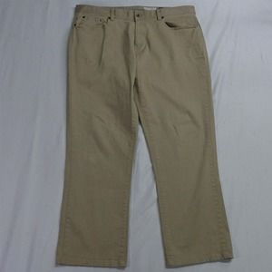 J.‎ Hilburn 38 x 30 Khaki Bespoke 5 Pocket Bootcut Chino Pants